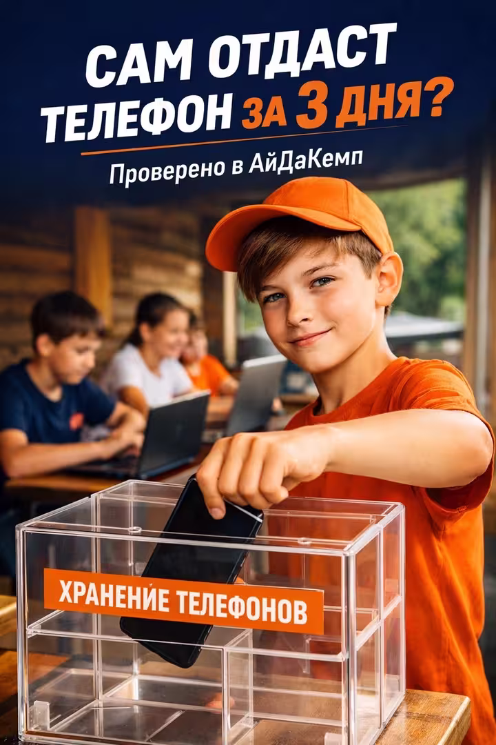 Ребёнок сам откажется от телефона за 3 дня